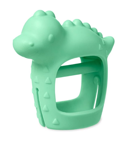 Bitzy Grip™ Hand Teether- Dino