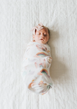 Copper Pearl Knit Swaddle Blanket- Enchanted