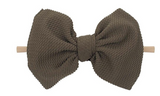 6 inch bow on nylon- ALL colors