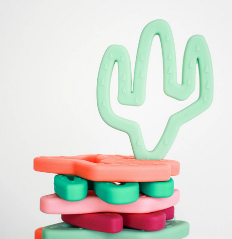 Cactus Teething Toy- Sage