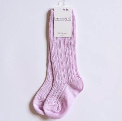 Lavender Knee High Socks