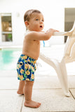 Beau Hudson Kid's Swim Shorts- Lemon Spritz- FINAL SALE