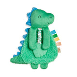 Itzy Ritzy Lovey Green Dino Plush with Silicone Teether