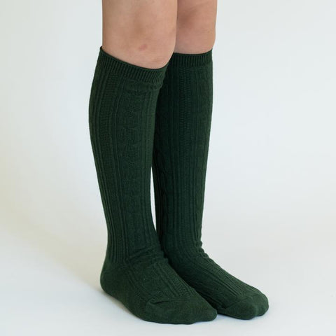 Forest Green Knee High Socks