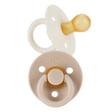 Itzy Soother Natural Pacifier Set- Coconut and Neutral 0-6 months
