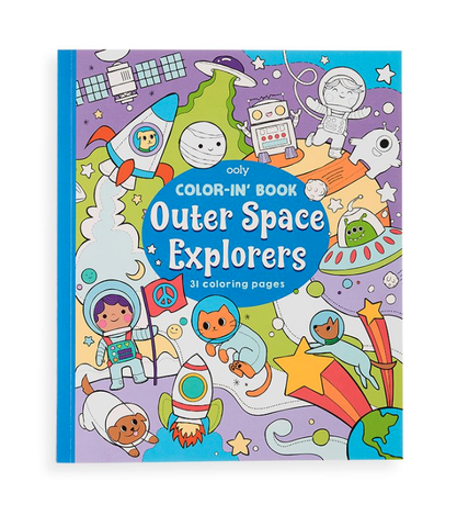 Color-in' Book- Outer Space Explorers