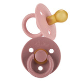 Itzy Soother Natural Pacifier Set- Pink