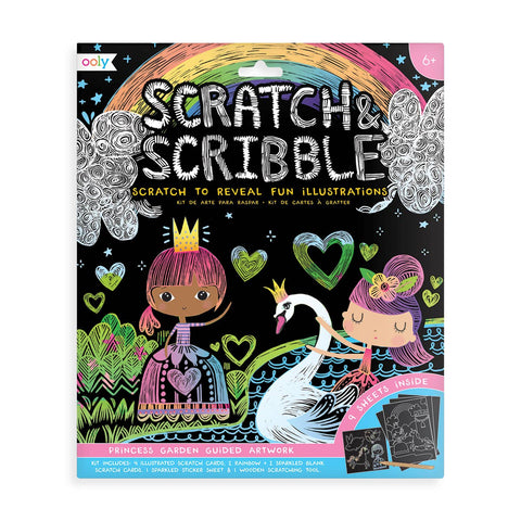 Scratch and Scribble- Princess Garden