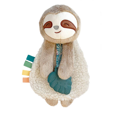Itzy Ritzy Lovey Sloth Plush with Silicone Teether