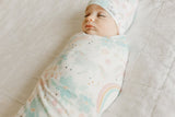 Copper Pearl Knit Swaddle Blanket- Whimsy